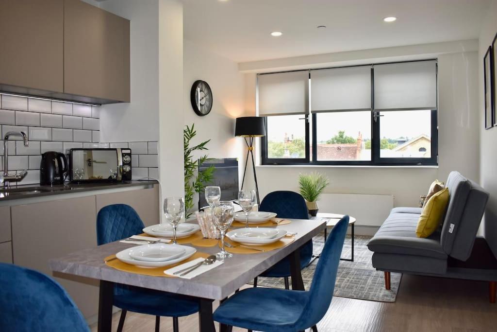 Stylish Modern 1Bed Apartment In Bedford Extérieur photo