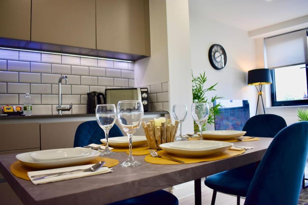 Stylish Modern 1Bed Apartment In Bedford Extérieur photo
